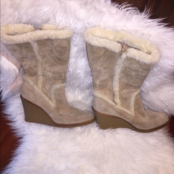 Coach wedge boot - Picture 3 of 5